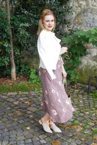 fall fashion, dresslover, midi dress, transitioning into fall, fashion blogger, Madame Schischi, H&M, pre-fall