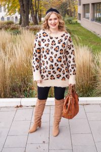 leopard print, fashion blogger, Madame Schischi, fashion, fall fashion, cozy, casual look