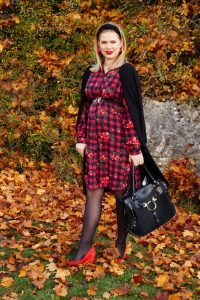 plaid dress, plaid, shirt dress, dresslover, fall dress, autumn style, styleblogger, fashion, fashionblogger, Madame Schischi, fall