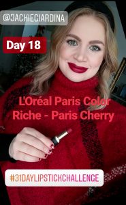 lipstickchallenge, Jackie Giardina, beauty, lipstick lover, lipstick, beauty review, blogged, Madame Schischi, beauty challenge