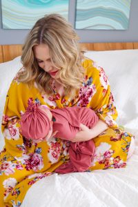 birth story, mommy and me, pink blush maternity, birth announcement, girl mom