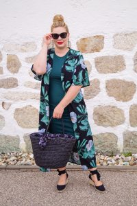 fashionblogger, fashion, kimono style, flower print, how to style, what to wear, summer style, summer, womans fashion, affordable style