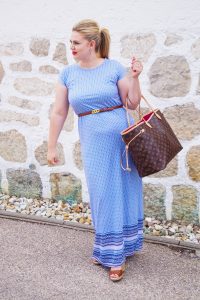 fashionblogger, fashion, maxi dress, summer dresses, what I wore, style post, how to style, ootd, LV Neverfull