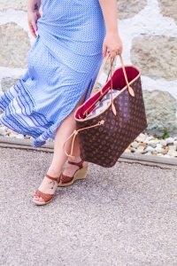 fashionblogger, fashion, maxi dress, summer dresses, what I wore, style post, how to style, ootd, LV Neverfull