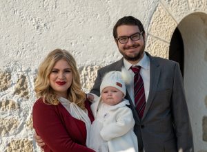 baby girl baptism, blessing, mommy and me, mommy and mini, christmas tree, family pictures