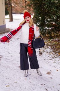 fashionblogger, fashion, winter fashion, winter style, casual style, mom style, ootd, what I wear, how to style, mad for plaid, faux leather, culotte, fashion trend, snake skin boots