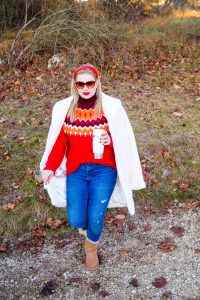 fashionblogger, fashion, winter fashion, winter style, casual style, mom style, ootd, what I wear, how to style, faux fur coat, winter walks, norwegian sweater, UGG Bailey, UGGs, amazon fashion, amazon