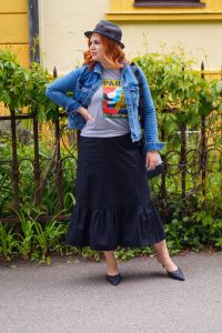 fashionblogger, fashion, spring, spring style, summer fashion, denim, mules, graphic tee, how to style, what to wear, affordable fashion