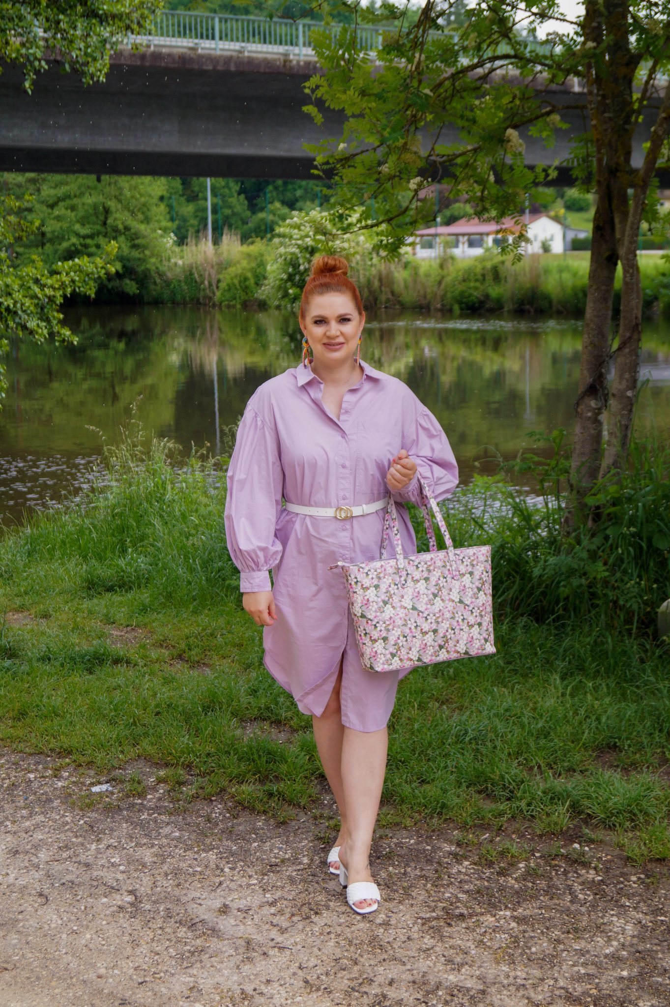 31 Dresses of Summer the purple shirt dress... Madame Schischi