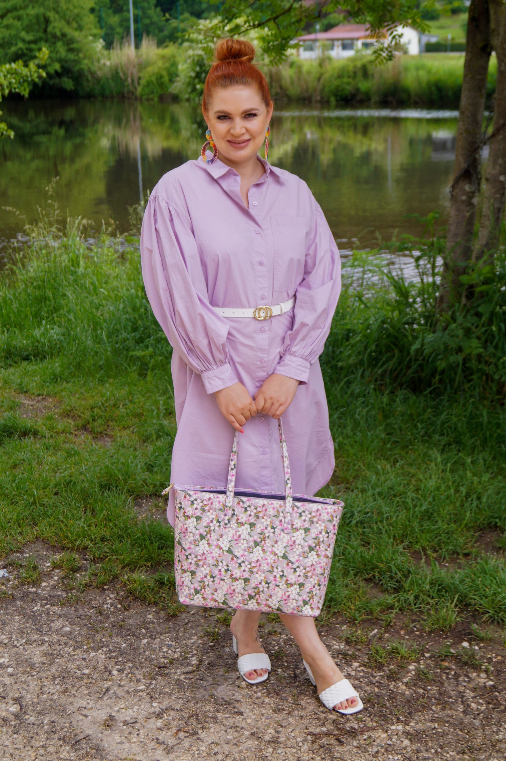 31 Dresses of Summer the purple shirt dress... Madame Schischi