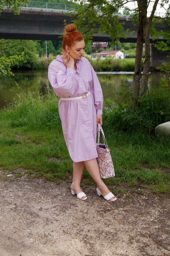 31 Dresses of Summer the purple shirt dress... Madame Schischi