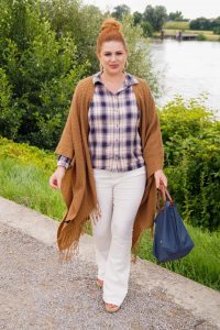 fashionblogger, fashion, fall fashion, autumn style, casual style, mom style, ootd, what I wear, how to style, plaid and poncho, plaid shirt