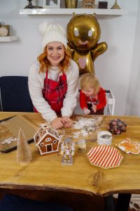 baking gingerbread cookies, baking with my baby, holiday activites, gingerbread, christmas baking
