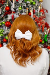 christmas, christmas fashion, hair styles, festive hair styles, red head, red hair