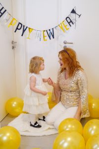 mommy and me, New Years Eve, NYE style, mommy and daughter, sequins everywhere, silvester look